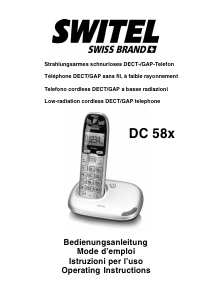 Mode d’emploi Switel DC581 Téléphone sans fil
