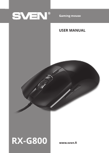 Manual Sven RX-G800 Mouse