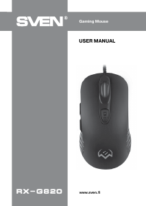 Manual Sven RX-G820 Mouse