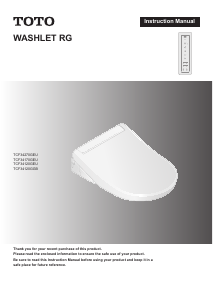 Manual TOTO TCF34120GGB Toilet Seat