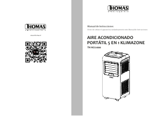 Manual de uso Thomas TH-12000 Aire acondicionado