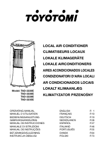 Manual Toyotomi TAD-2226E Ar condicionado