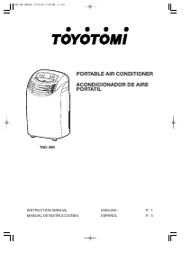 Manual de uso Toyotomi TAD-30K Aire acondicionado