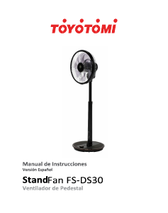 Manual de uso Toyotomi FD-DS30 Ventilador