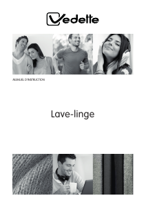Mode d’emploi Vedette VT16522Q-02 Lave-linge
