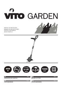 Mode d’emploi Vito VIAC450A Coupe-herbe