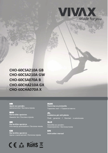 Priročnik Vivax CHO-60CHA070A X Kuhinjska napa
