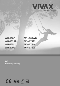 Bedienungsanleitung Vivax WH-100G Wasserkocher