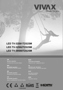 Handleiding Vivax TV-39S60T2S2SM LED televisie