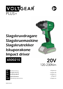 Käyttöohje Voltgear 6500210 Iskuväännin