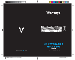 Handleiding Vorago KM-302 Toetsenbord