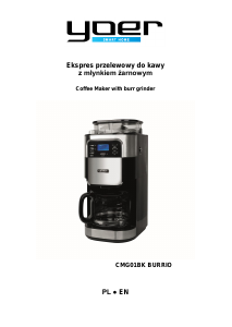 Manual Yoer CMG01BK Burrio Coffee Machine