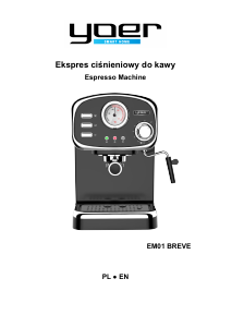 Manual Yoer EM01W Breve Espresso Machine