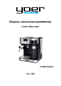 Manual Yoer CCM03BK Dualio Espresso Machine