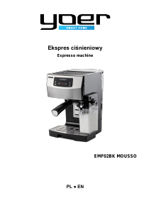 Manual Yoer EMF02BK Mousso Espresso Machine
