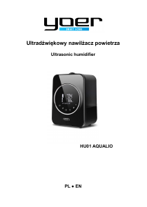 Manual Yoer HU01BK Aqualio Humidifier
