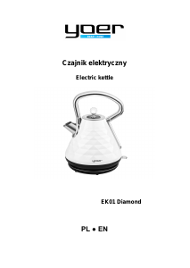 Manual Yoer EK01W Diamond Kettle