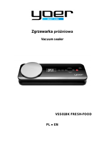 Instrukcja Yoer VSS01BK Fresh-Food Pakowarka próżniowa