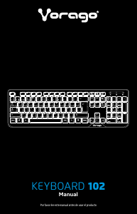 Manual de uso Vorago KB-102 Teclado