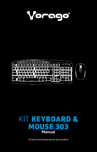 Manual de uso Vorago KM-303 Teclado
