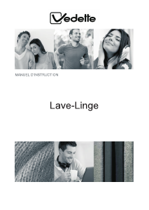 Mode d’emploi Vedette VT18036Q-01 Lave-linge