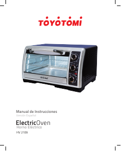 Manual de uso Toyotomi HN2109 Horno