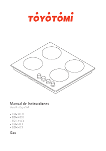 Manual de uso Toyotomi EGV-60CI Placa