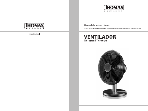 Manual de uso Thomas TH-12CM Ventilador