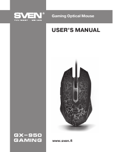 Manual Sven GX-950 Mouse