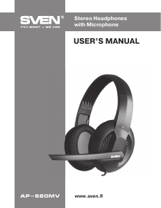 Handleiding Sven AP-680MV Headset