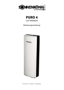 Manual Sonnenkönig PURO 4 Air Purifier