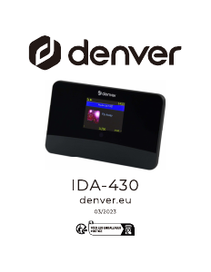 Handleiding Denver IDA-430 Radio