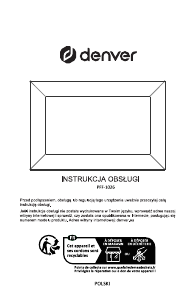 Instrukcja Denver PFF-1026G Ramka cyfrowa