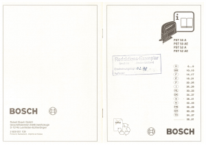 Bedienungsanleitung Bosch PST 50 A Stichsäge