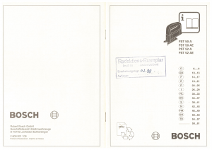 Bedienungsanleitung Bosch PST 50 AE Stichsäge