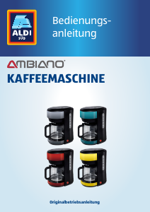 Bedienungsanleitung Ambiano CMO-1 Kaffeemaschine