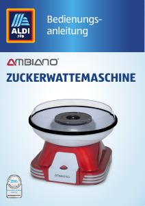Bedienungsanleitung Ambiano ZWM1 Zuckerwattemaschine
