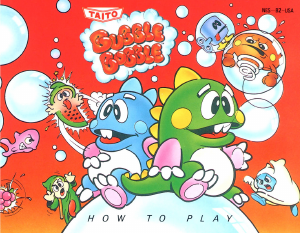 Handleiding Nintendo NES Bubble Bobble