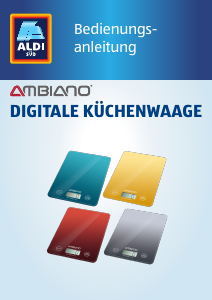 Bedienungsanleitung Ambiano SCO-1 Küchenwaage