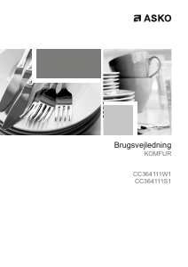 Brugsanvisning Asko CC364111S1 Komfur