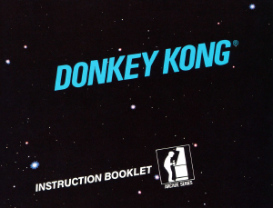 Handleiding Nintendo NES Donkey Kong