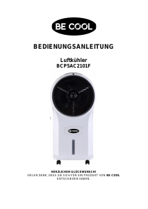 Bedienungsanleitung Be Cool BCP5AC2101F Ventilator