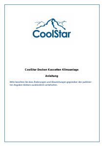 Bedienungsanleitung CoolStar CSDK8000i Klimagerät