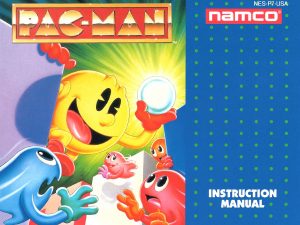 Manual Nintendo NES Pac-Man