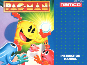 Handleiding Nintendo NES Pac-Man