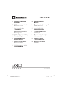 Manual Einhell FREELEXO 600 BT Lawn Mower