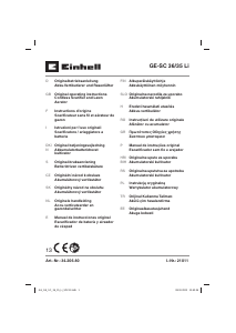 Manual Einhell GE-SC 36/35 Li Lawn Raker