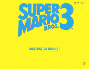 Handleiding Nintendo NES Super Mario Bros. 3