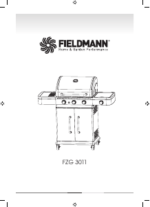 Instrukcja Fieldmann FZG 3011 Grill