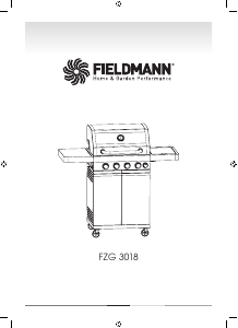 Instrukcja Fieldmann FZG 3018 Grill